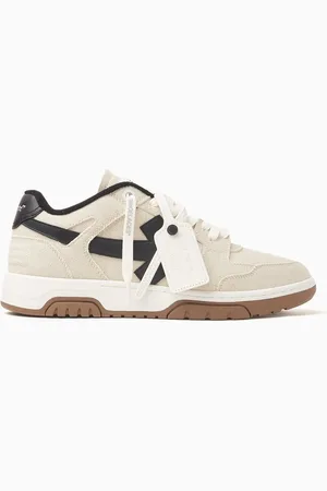 OFF-WHITE Slim Out Of Office Sneakers in Canvas & Leather