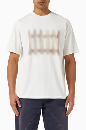 J.W.Anderson Fence Printed T-shirt in Cotton