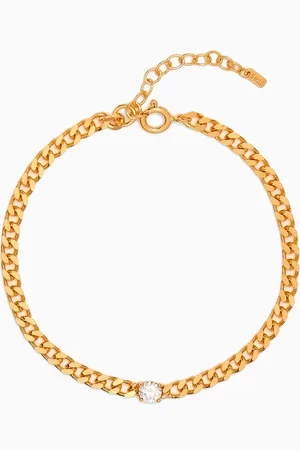 TAI Jewelry Solo CZ Bracelet in Vermeil
