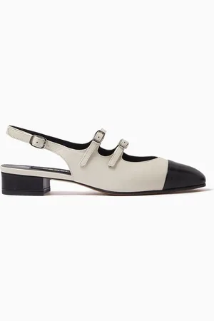 Carel Abricot 20 Slingback Ballet Flats in Leather