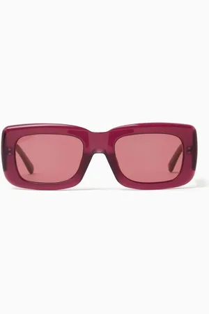 The Attico X Linda Farrow Marfa Square Sunglasses in Acetate