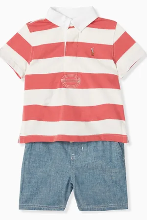 Ralph Lauren Polo Striped Shirt and Shorts Set