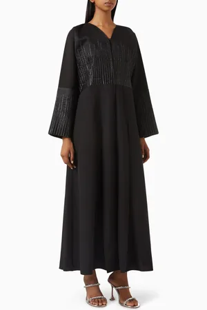 Rauaa official Thread-embroidered Abaya