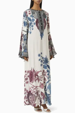 Rajdeep Ranawat Bionda Printed Kaftan in Bemberg Crepe