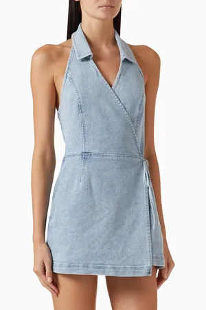 Minkpink Oliver Playsuit in Denim