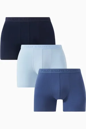Ralph Lauren Logo Boxer Briefs in Stretch Cotton, Set of 3