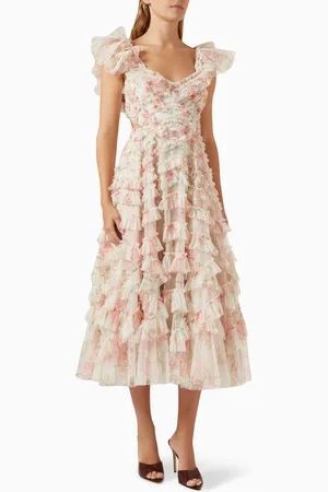 Needle & Thread Summer Posy Lola Backless Ballerina Dress
