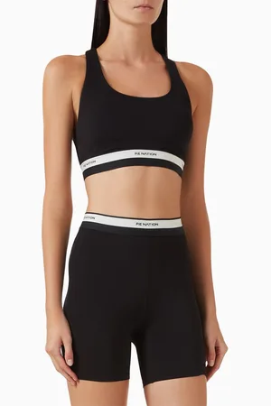 P.E Nation Avant Sports Bra in Stretch-nylon