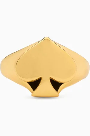Kate Spade So Spade Signet Ring in Plated Metal