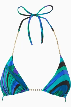 Puccini Iride-print Bikini Top
