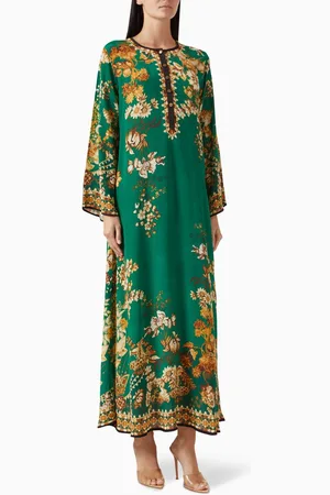 Rajdeep Ranawat Ghazal Printed Kaftan in Bemberg Crepe