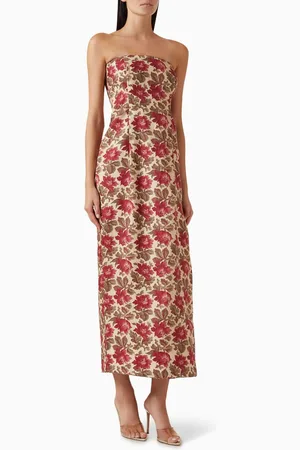 POSSE Rosalie Midi Dress in Linen
