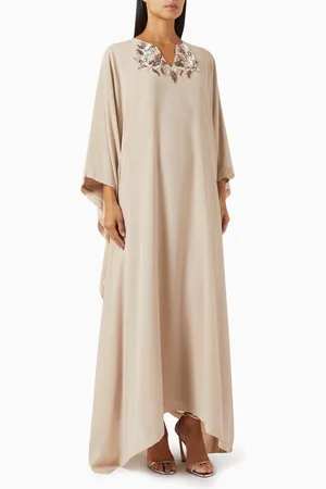 LAMMOUSH Layered Sequin Embellished Kaftan