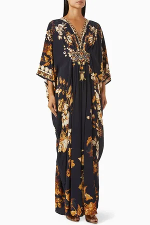 Rajdeep Ranawat Imama Printed Kaftan in Bemberg Crepe