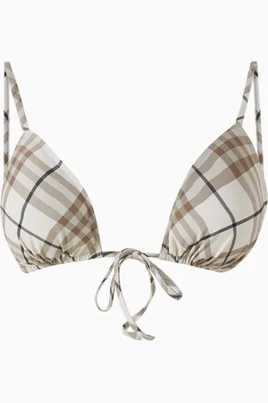 Burberry Check-print Bikini Top