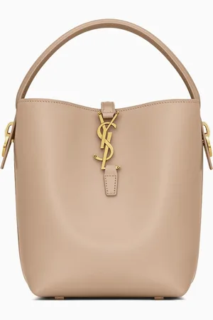 Saint Laurent Small Le 37 Bucket Bag in Calfskin Leather