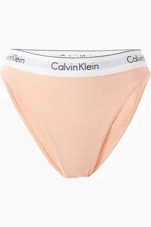 Calvin Klein High Leg Tanga Briefs in Cotton-blend