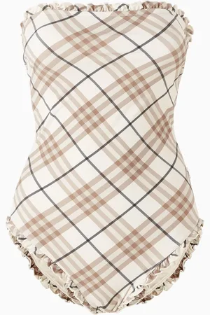 Burberry Check-print One-piece Swimsuit