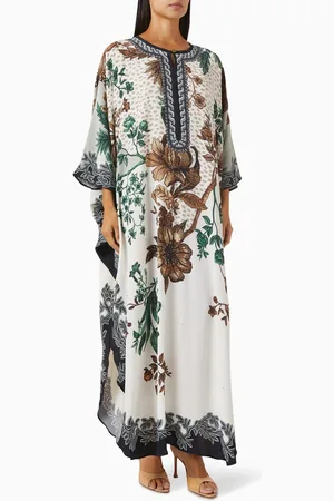 Rajdeep Ranawat Bambi Printed Kaftan in Bemberg Crepe