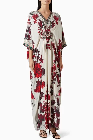 Rajdeep Ranawat Imama Printed Kaftan in Bemberg Crepe