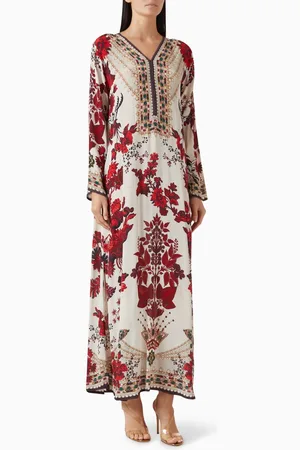 Rajdeep Ranawat Chantelle Printed Kaftan in Bemberg Crepe
