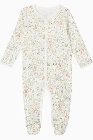Ralph Lauren Meadow-print Sleepsuit in Cotton