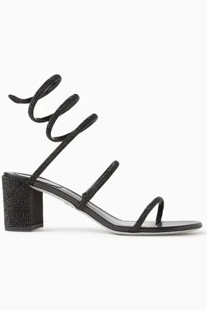 RENE CAOVILLA Cleo 60 Mule Sandals in Leather