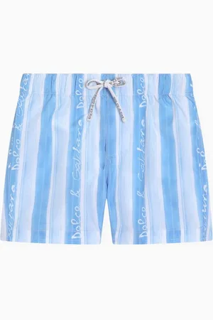 Dolce & Gabbana Logo-print Swim Shorts in Nylon