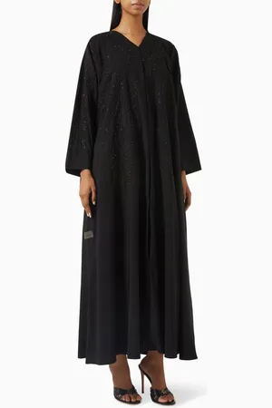 Rauaa official Lace-embellished Abaya