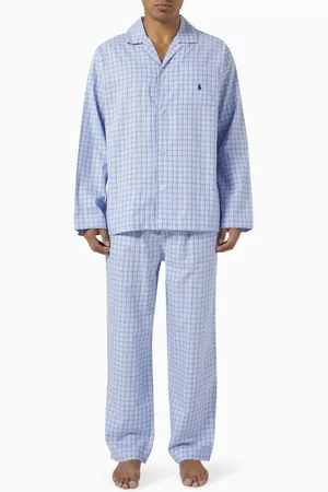 Ralph Lauren Check Pyjama Set in Cotton