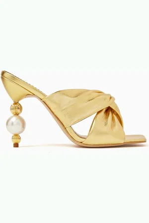 VANINA Camelia Lys 100 Mule Sandals in Leather