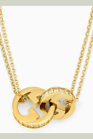 Gucci Blondie Double Chain Necklace in -tone Metal