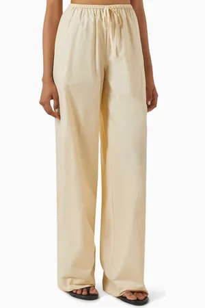 12 STOREEZ Straight-fit Pants in Cotton-blend