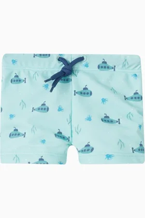 Fresk Printed UV Swim Shorts in Recycled Nylon