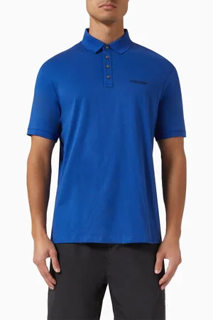 Armani Exchange Logo Polo Shirt in Cotton