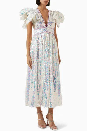 Celia B Nevis Sequin-embellished Maxi Dress