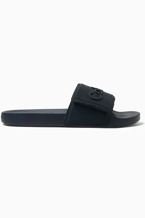 Calvin Klein Logo Pool Slides