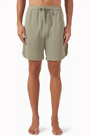 Emporio Armani Lounge Bermuda Shorts in Waffle Jersey