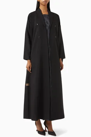 Rauaa official Double Breasted Coat Abaya