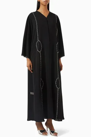 Rauaa official Thread-embroidered Abaya