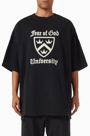 FEAR OF GOD Heavy Crewneck T-shirt in Cotton