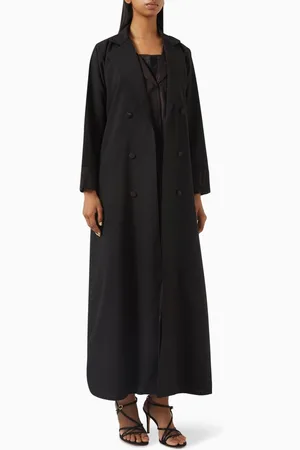 Rauaa official Double Breasted Coat Abaya