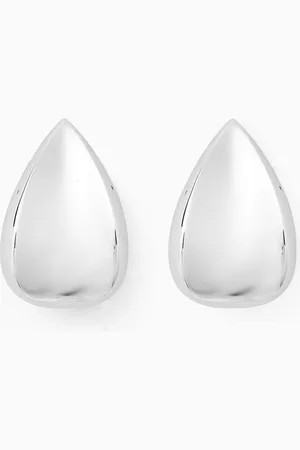 Jenny Margaux Puff Earrings in Sterling Silver