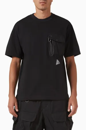 and wander 82 Pocket T-shirt in Cotton-blend