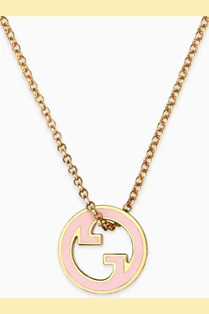 Gucci Blondie Pendant Necklace in Enamel & -tone Brass