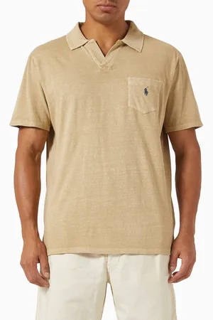 Ralph Lauren Polo Pony Polo Shirt in Cotton & Linen