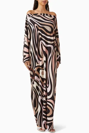 Puccini Marmo-print Kaftan in Jersey