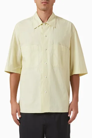 LEMAIRE Convertible Shirt in Cotton-poplin