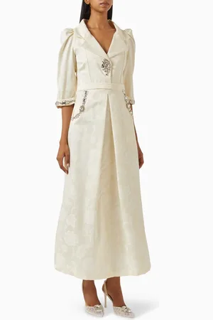 BYK Crystal Embellished Maxi Dress