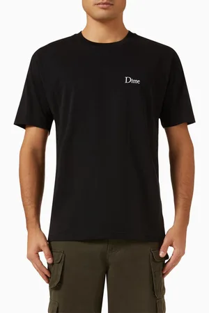 DIME Classic Small Logo T-shirt in Cotton